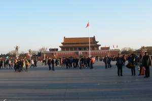 武汉到北京旅游路线 全陪夕阳红北京天津双卧六日游
